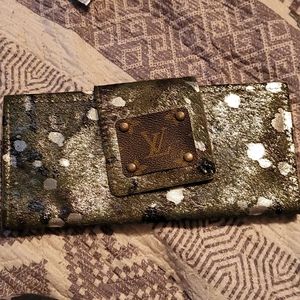 Keep It Gypsy upcycled LV wallet